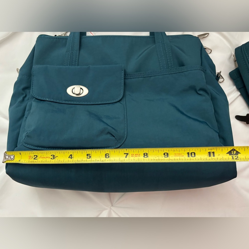 Magellan (Travelon) Teal Purse/Tote with RFID Blocking. NWOT - Picture 8 of 16